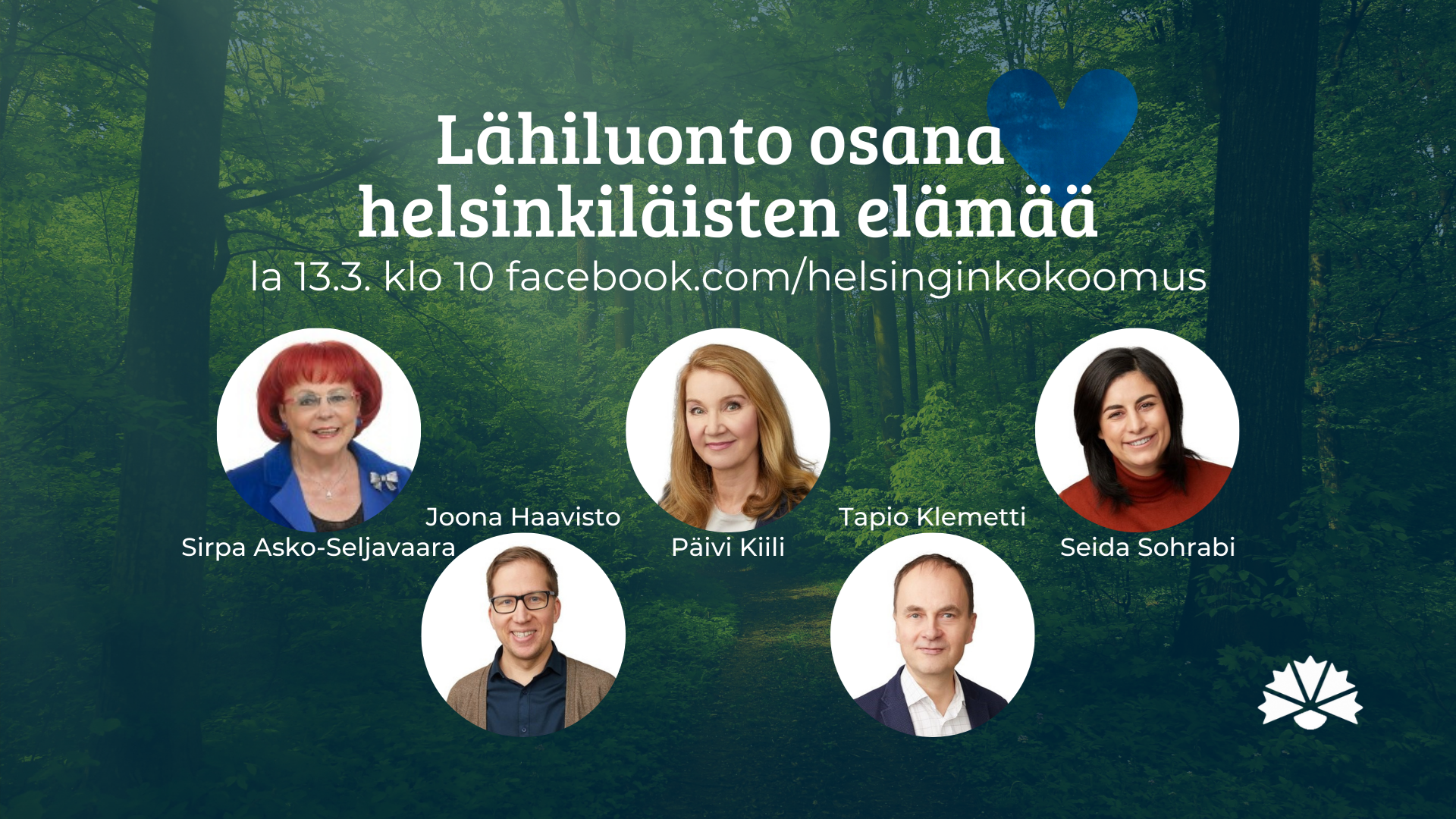 Lähiluonto osana helsinkiläisten elämää  10:00  10:45